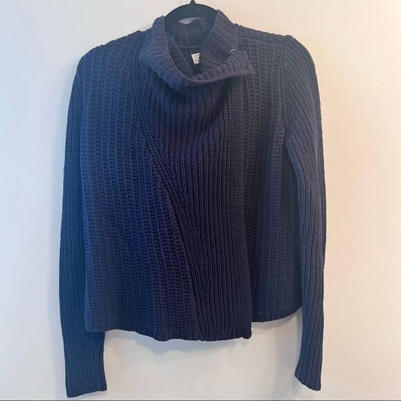 Lou & Grey Marled Grey Open Cardigan Sweater - Picture 3 of 9